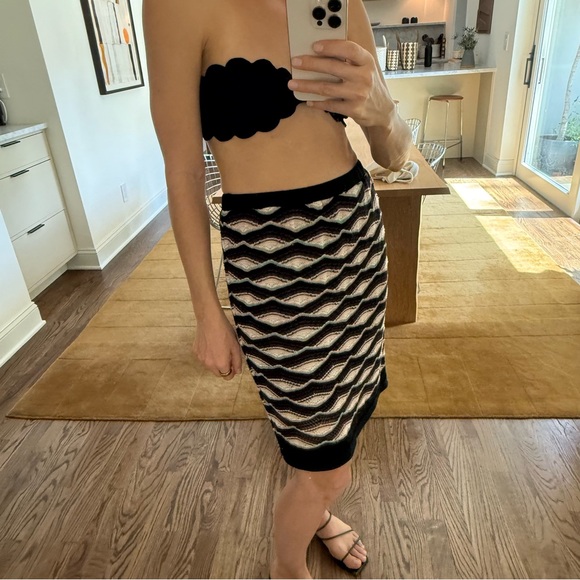 Incredible Woven Missoni Mini Skirt Vintage - Picture 5 of 6